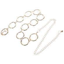 Elegant Bodykette Leopardenmuster Taillenkette Kreisförmig