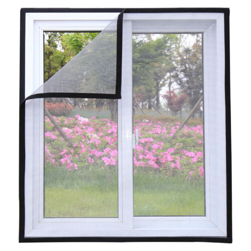 2Stk Diy Selbstklebende Für Fenster Schwarz