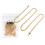 Bag Iron Flat Chain Handtaschenkette Metall Gold 2