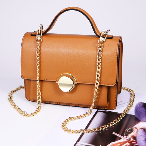 Bag Iron Flat Chain Handtaschenkette Metall Gold 2