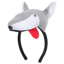 Cartoon Wolf Stirnband Hundekopfbedeckung Für Halloween Party