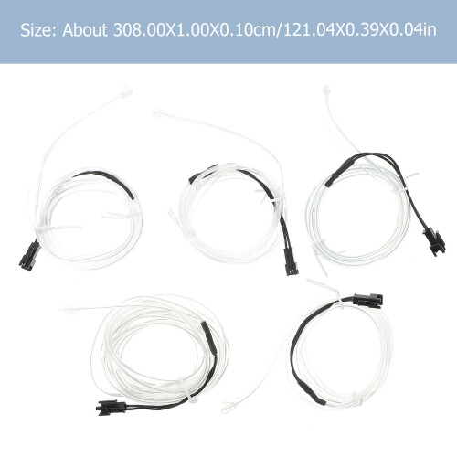 1 Set Flexibles Seillichter Für Auto Innenraumdeko Mit Usb Anschluss 1