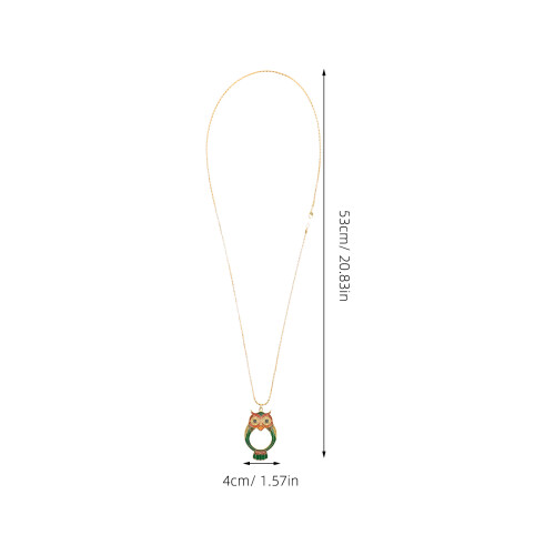Uil Vergrootglas Hanger 10X Lezen Sieraden Vrouwen 1
