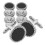 8 Manchetknopen Zwart Rond Formele Kleding 1
