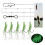 3 Strings Lichtgevende Garnalenhaak Vis Haak Worm (Nr.6) 9