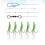 3 Strings Lichtgevende Garnalenhaak Vis Haak Worm (Nr.6) 2