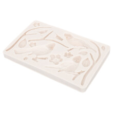 4Stk Backform Silikon Fondant Vogel Blume Flexibel Küchenbedarf