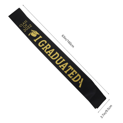 Set Afstuderen Sjaal Kroon Hoofdtooi Afgestudeerden Kleding Decor 1