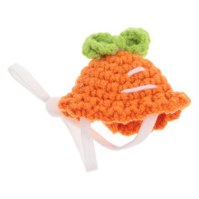4Stk Warmer Dekorativer Hamsterhut in Orange Für Kleine