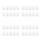 200 Stuks Schilder Ei DIY Decoratie (Wit, 5 Cm) 8