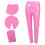 Ledergamaschen Mit Hohem Bund Damen Elastische Strumpfhose 4