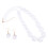 1 Set Lange Acrylperlen Halskette Ohrringe 7