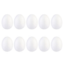 200 Stuks Schilder Ei DIY Decoratie (Wit, 5 Cm)