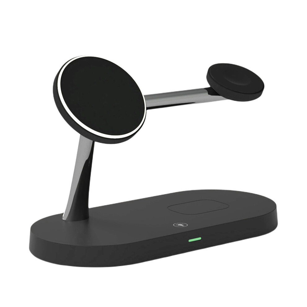 Black (Black) Wireless Charging Dock Station Charger Charge Stand Docking Pad Office