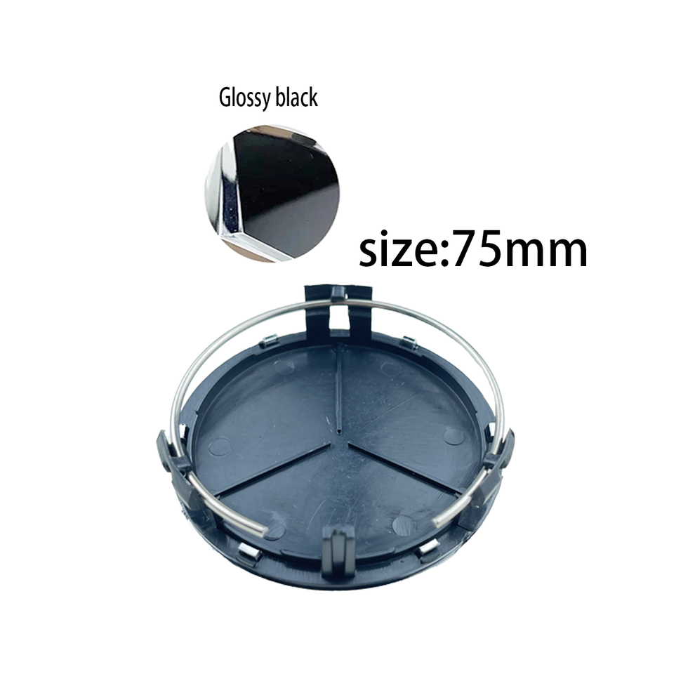 75mm Car Wheel Center Logo,,Glossy black-image-OPC-PN28XG6-NEW