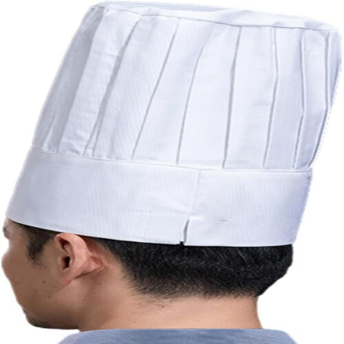 Καπέλο Σεφ με Αναπνέον Mesh Top, Ρυθμιζόμενο Καπέλο Αρτοποιίας με Γάντζο και Ταινία 2