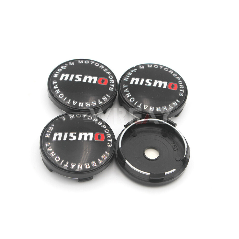 56mm Nismo Logo Car Wheel,,Black-Cap-C-image-OPC-PN28XWP-NEW