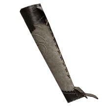 Faux Leather Handmade Medieval Quiver Adjustable Strap Retro Archery Arrow Bag Holder Grey 50cm