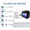 (PC98 Mini Printer) Portable Mini Handheld Inkjet Printer for Flat and Curved Surface, with Touch Screen Quick-Drying Ink Cartridge 3