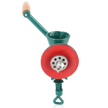 Macinino manuale per cereali con impugnatura ergonomica, mulino a manovella in ghisa con manico in legno, strumento di macinazione che fa risparmiare