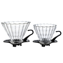 Manuel kaffemaskine med spiralformet kanal, bærbar kaffedrypper, præcisionsfiltrering, kreativt tragtformet design, aftagelig base for nem