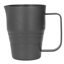 Espumador de leite com capacidade para 900ml, copo vaporizador para café expresso com design sem emendas para facilitar a limpeza, acessório de