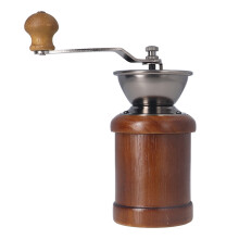 Bærbar håndsveiv kaffekvern, vintage manuell kaffekvern med støyfri kaffekvern, justerbar keramisk kvern for jevn kvern
