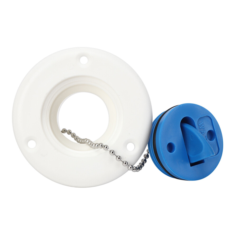 Plastic Water Hatch Cover Filler For Yacht & Motorhomes, White, Approx. 105G 7891362375164