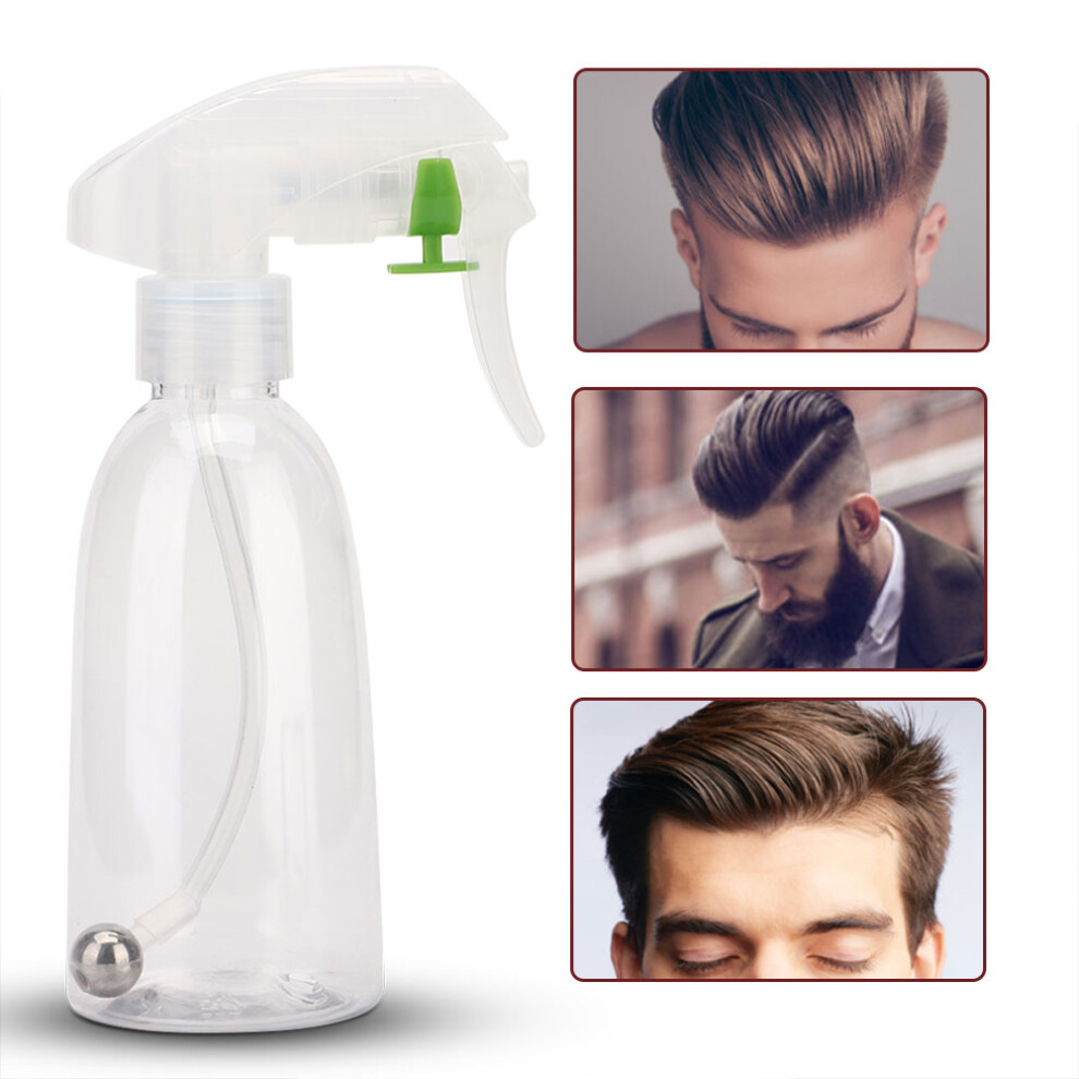 360 Rotatable 200ml Hairdressing Spray Bottle with Soft Hose for Beauty Salon