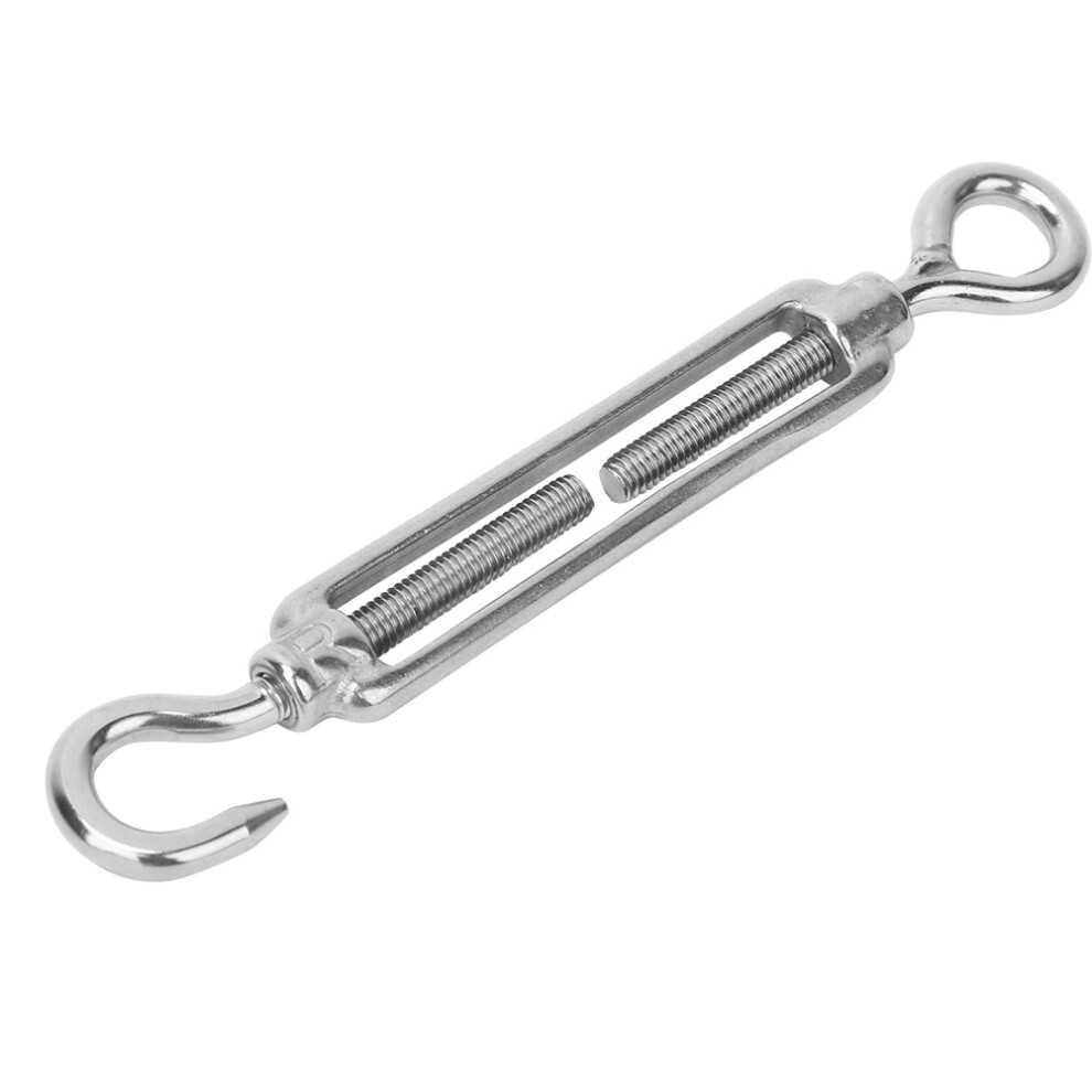 5Pcs Stainless Steel Wire Rope Tensioner Hook & Eye Turnbuckle M4-M10 4621362376686