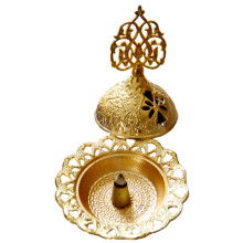 1St Metall Räucherstäbchenhalter Hohler Goldener Baum Arabischer
