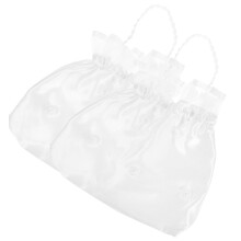 10 Hochzeitsgeldtasche Geschenktasche Satinblume