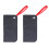 2Stk Filz Brillenetui , , Tragbar Mit Schlaufe, 9