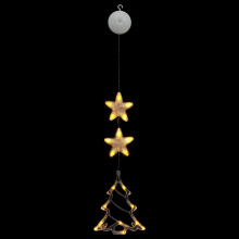 4Stk Xmas Fensterlichter Saugnapf LED Weiß Für Party Weihnachtsdeko