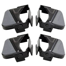 2Sets Robuste Stunt Pedale Aus Carbonstahl Für Mountainbike Schwarz