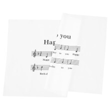Note Style Hängende Tapisserie Geburtstagsbanner Wanddeko Deko