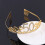 3Stk Goldfarbene Tiara Mit Für Und 11