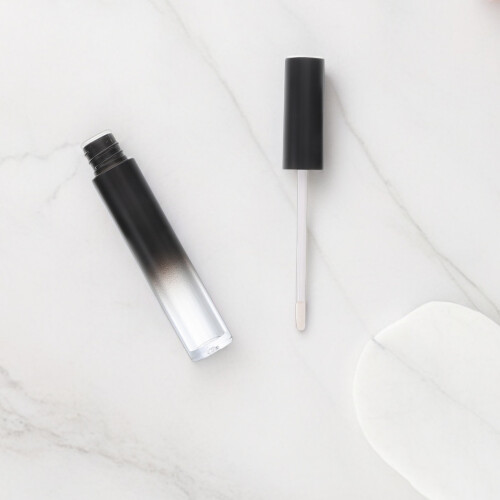 2Stk Lippenpflegetuben Schwarz Rund Langlebig Aus As ABS PP Material 2