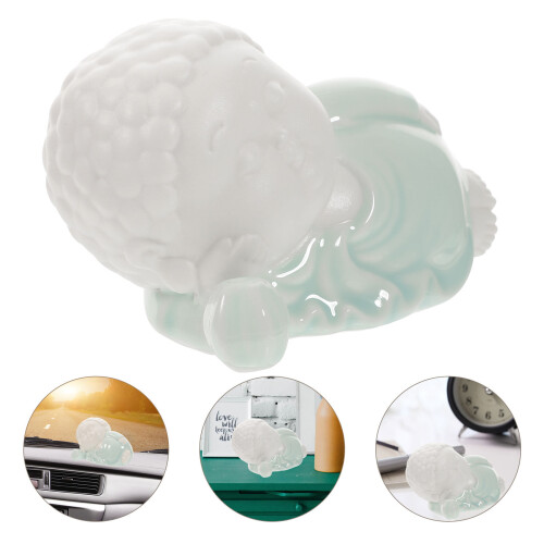 Keramik Räucherstäbchenhalter Buddha Wohnaccessoire 2