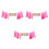 3Stk Pink Geburtstagsbanner Für Feier 4