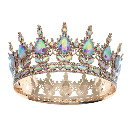 2Stk Crystal Geburtstagskrone Braut -Haar-Accessoire