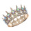 2Stk Crystal Geburtstagskrone Braut -Haar-Accessoire 11