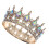 2Stk Crystal Geburtstagskrone Braut -Haar-Accessoire 9