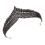 2Stk Retro Schwarz Krone Tiara Braut Haarschmuck 11