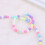 Candyfarbenes Halskette Armband Schmuck Set 2