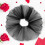 4Pcs De Para Flores Negro Con Perla 7