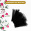 4Pcs De Para Flores Negro Con Perla 9