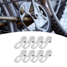 Stahlfahrradkette 12-Gang fehlender Gliedverbinder Silber & Bunt