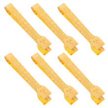 6 Piezas Tenazas Para Vegetal Con Mango