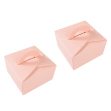 20Stk Rosa Boxen Für Süßigkeiten Kuchen Partygebäck Kleine Größe